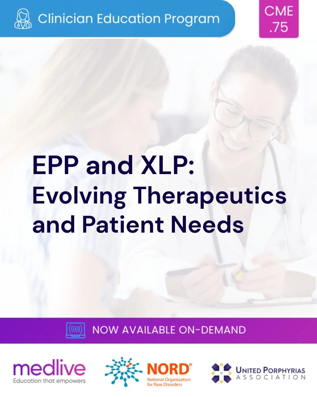 Now available on demand on @medliveofficial in partnership with @nord_rare!

In this program, expert clinicians take a closer look at protoporphyrias, rare disorders that are frequently underdiagnosed. The discussion highlights key symptoms, systemic