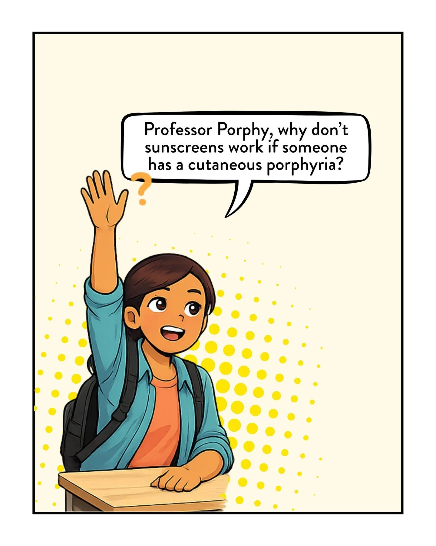 Many people assume sunscreen is the best protection from sunlight, but for people living with cutaneous porphyrias, it&rsquo;s not that simple 🤕

Most sunscreens are designed to block UV light. However, in conditions such as EPP/XLP, PCT, CEP, VP, a