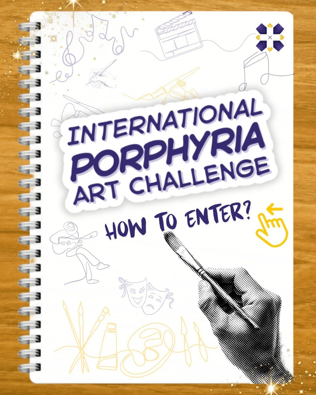 In honor of Global Porphyria Day, we invite the global porphyria community to help tell the story of porphyria through art! 

All forms of creative expression are welcome, including visual, digital, literary, performance, design, and experimental art