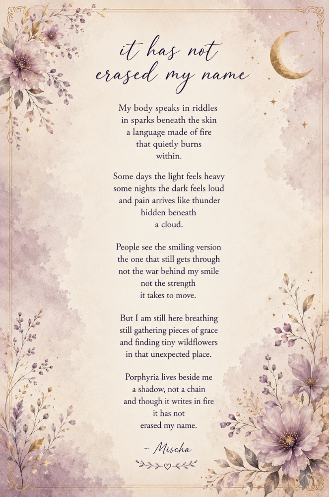 It has not erased my name by Mischa Keeling