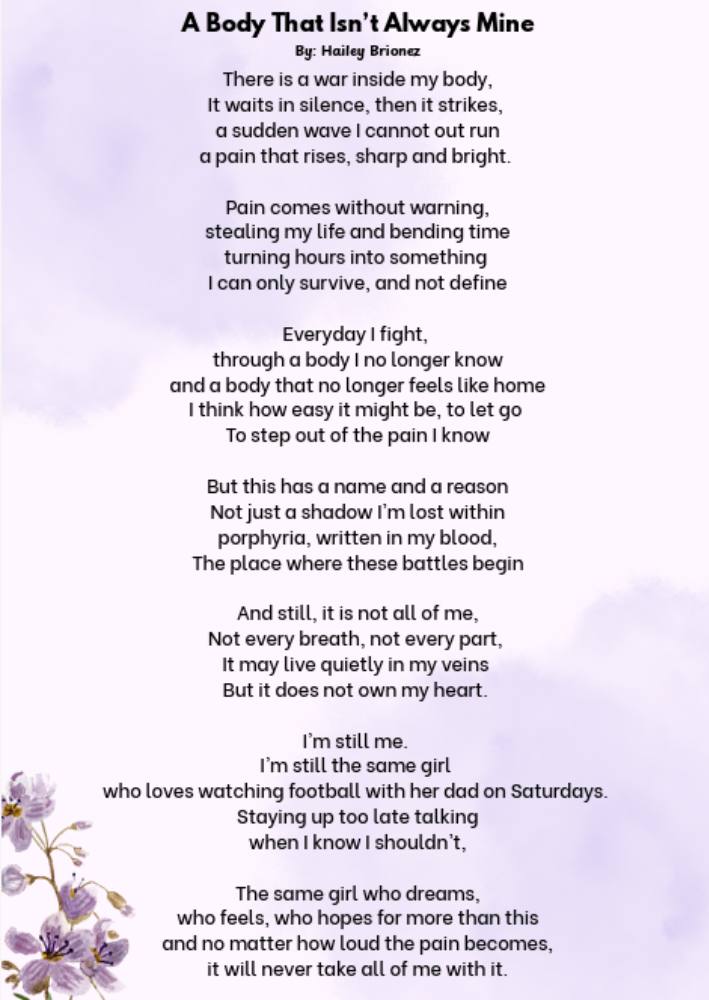 A Body That Isn't Always Mine by Hailey Grace Brionez