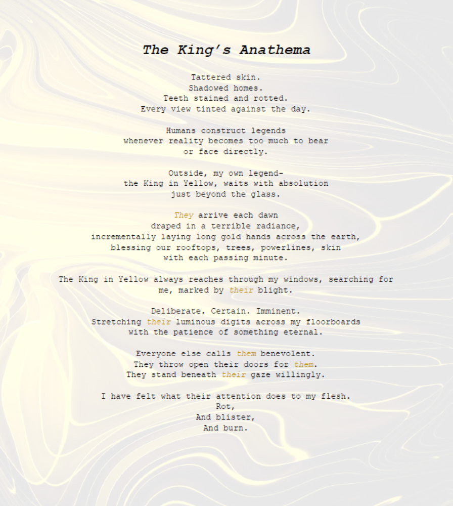 The King's Anathema by Elsie Blackwell