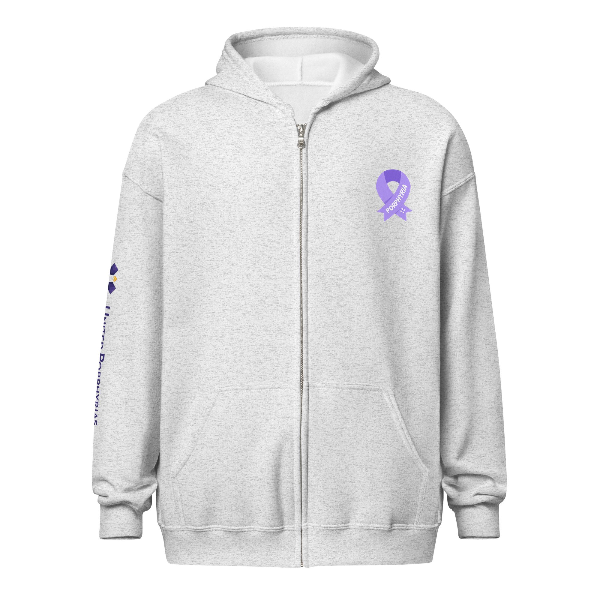 Porphamily Unisex Zip Hoodie - Ribbon Ed.