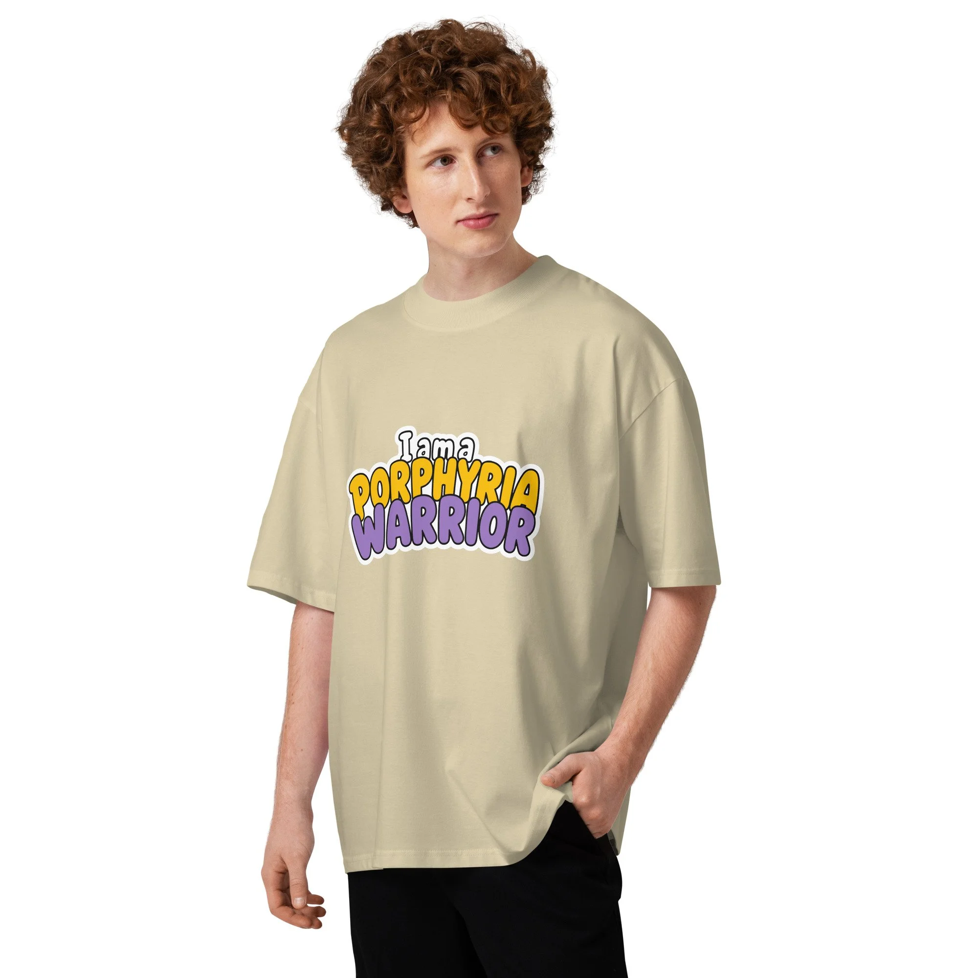 Porphyria Warrior Unisex Oversized T-Shirt