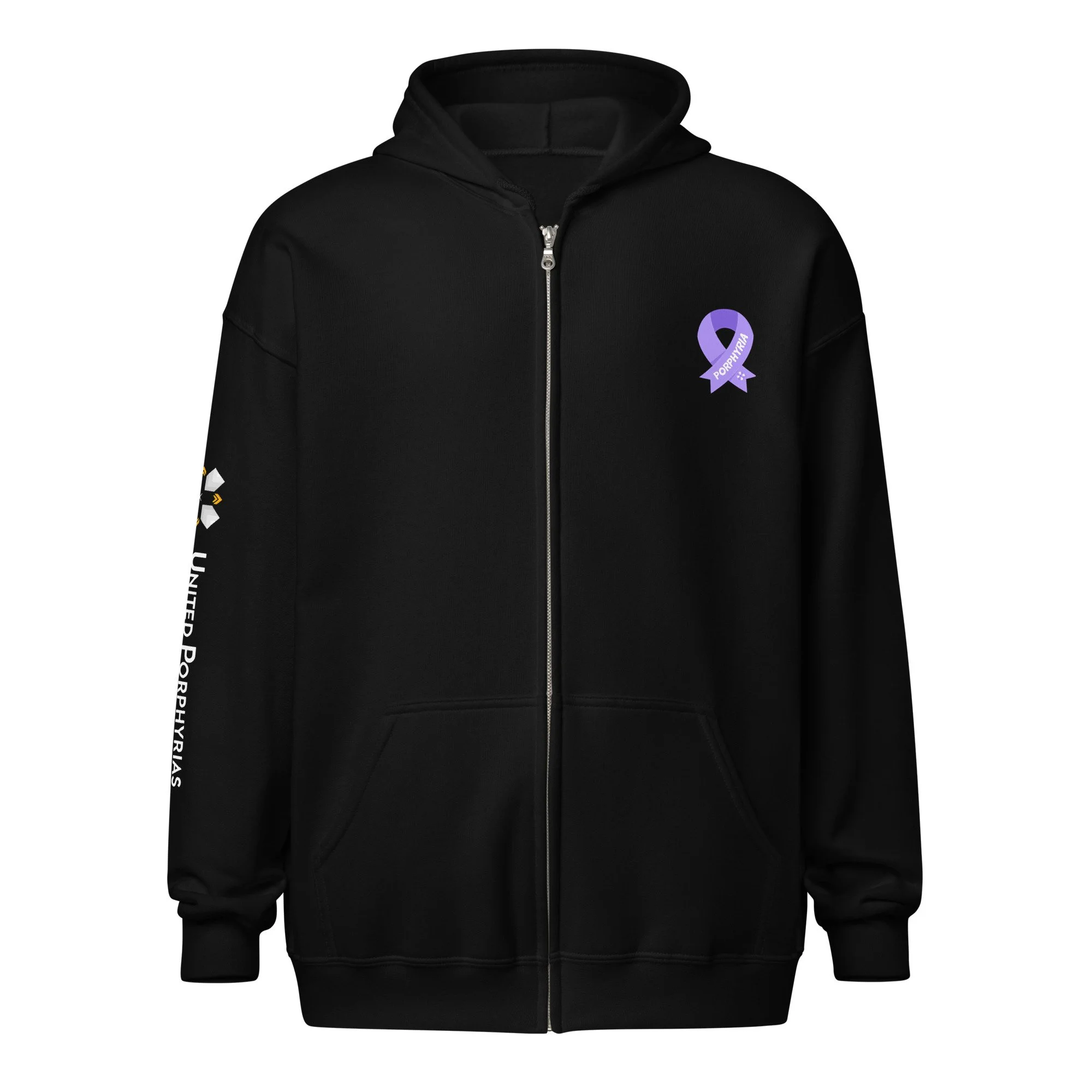 Porphamily Unisex Zip Hoodie - Ribbon Ed.