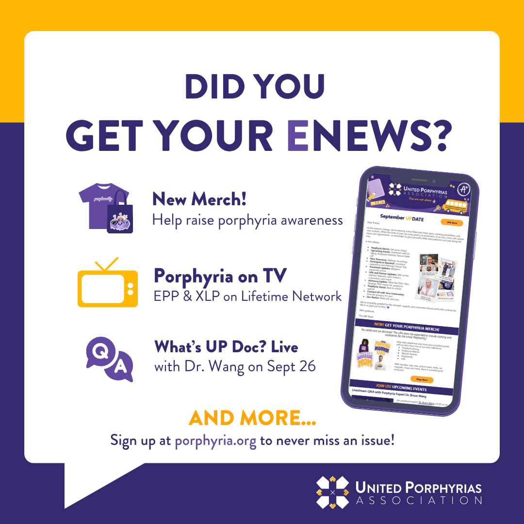 September 2026 Porphyria eNews