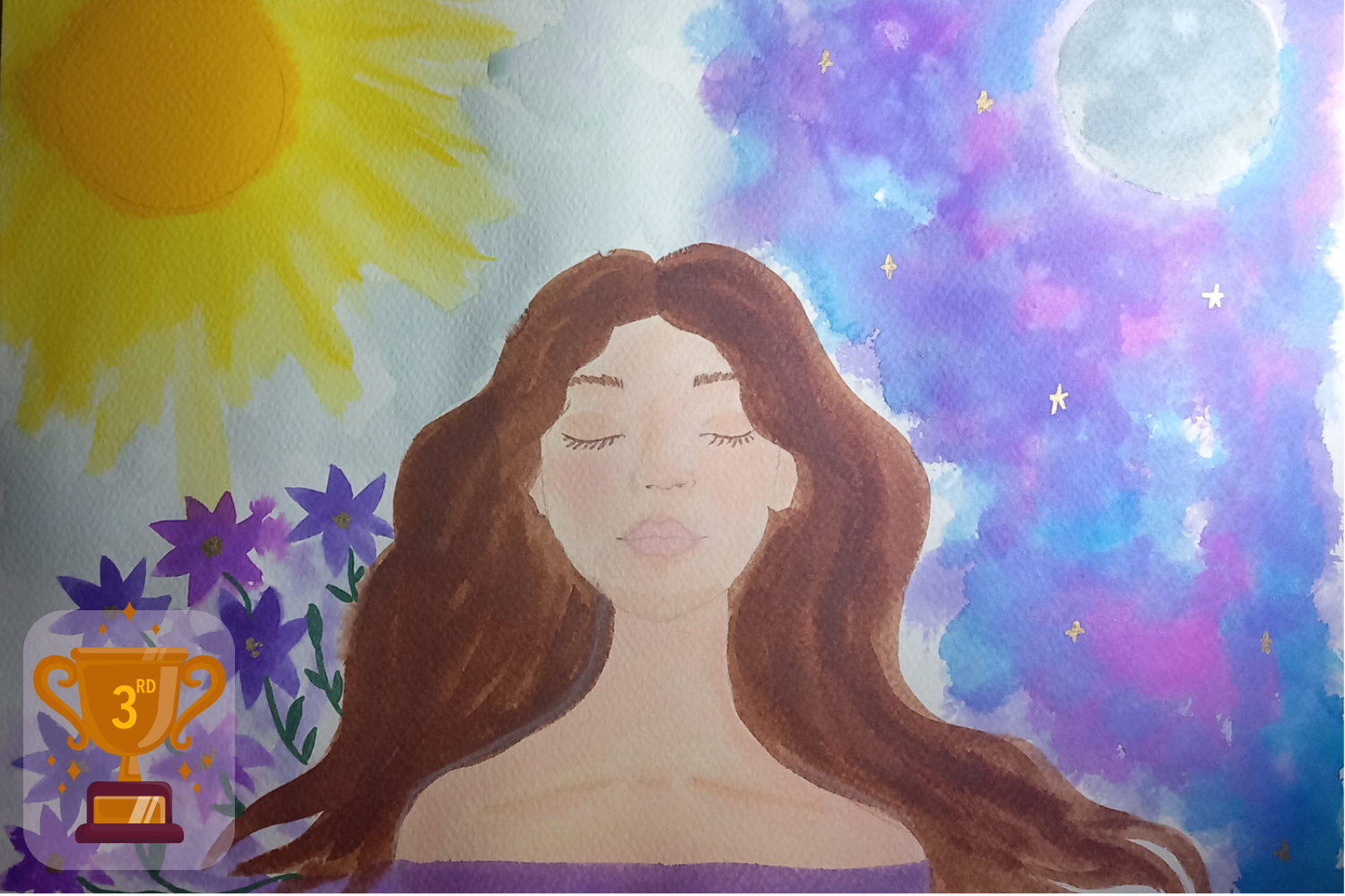 Overcoming pain to bloom again by Margarita Maria