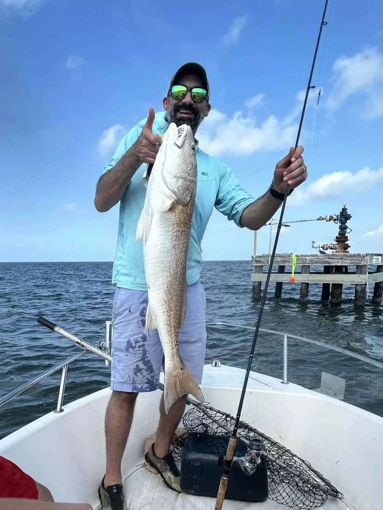 man fishing in the us