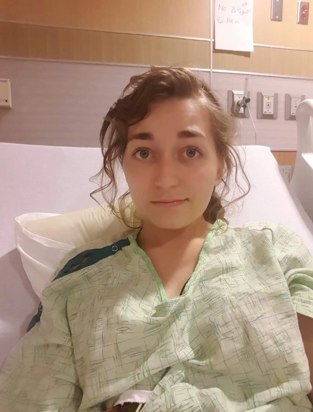 porphyria patient at the hospital