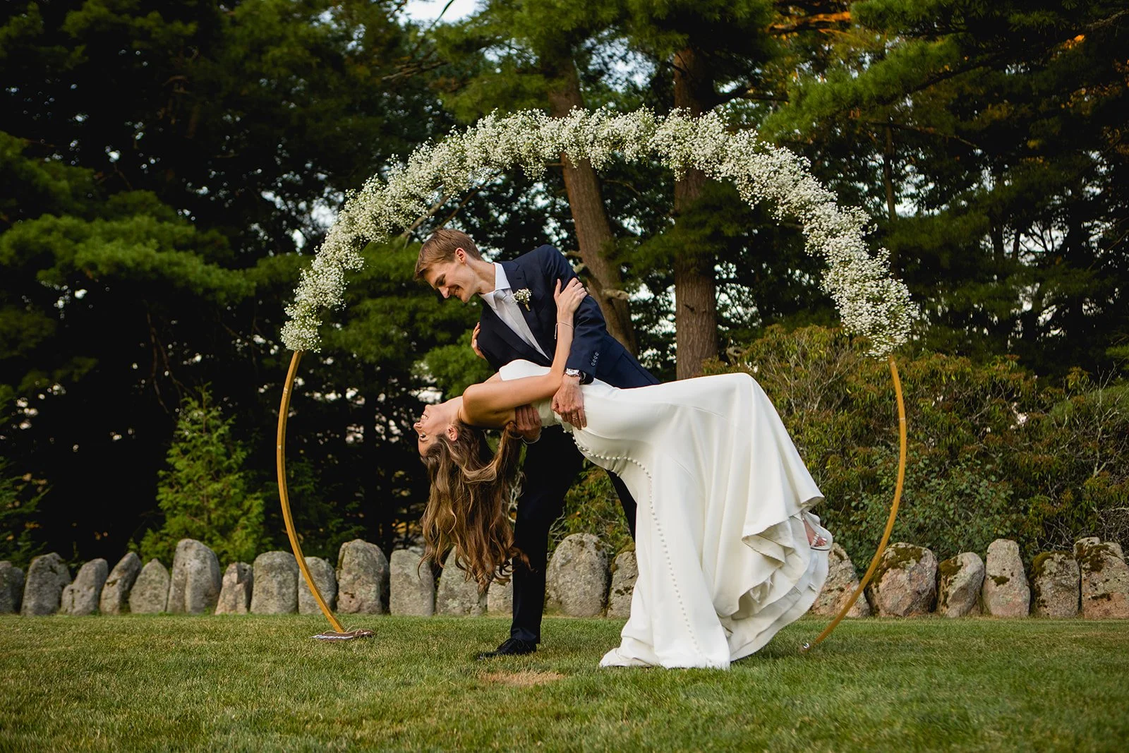 Elegant Estate at Moraine Farm Wedding in Beverly, Massachusetts