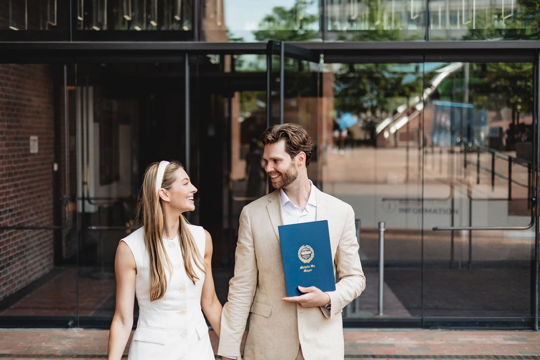 Boston City Hall Wedding | An Intimate Downtown Boston Celebration