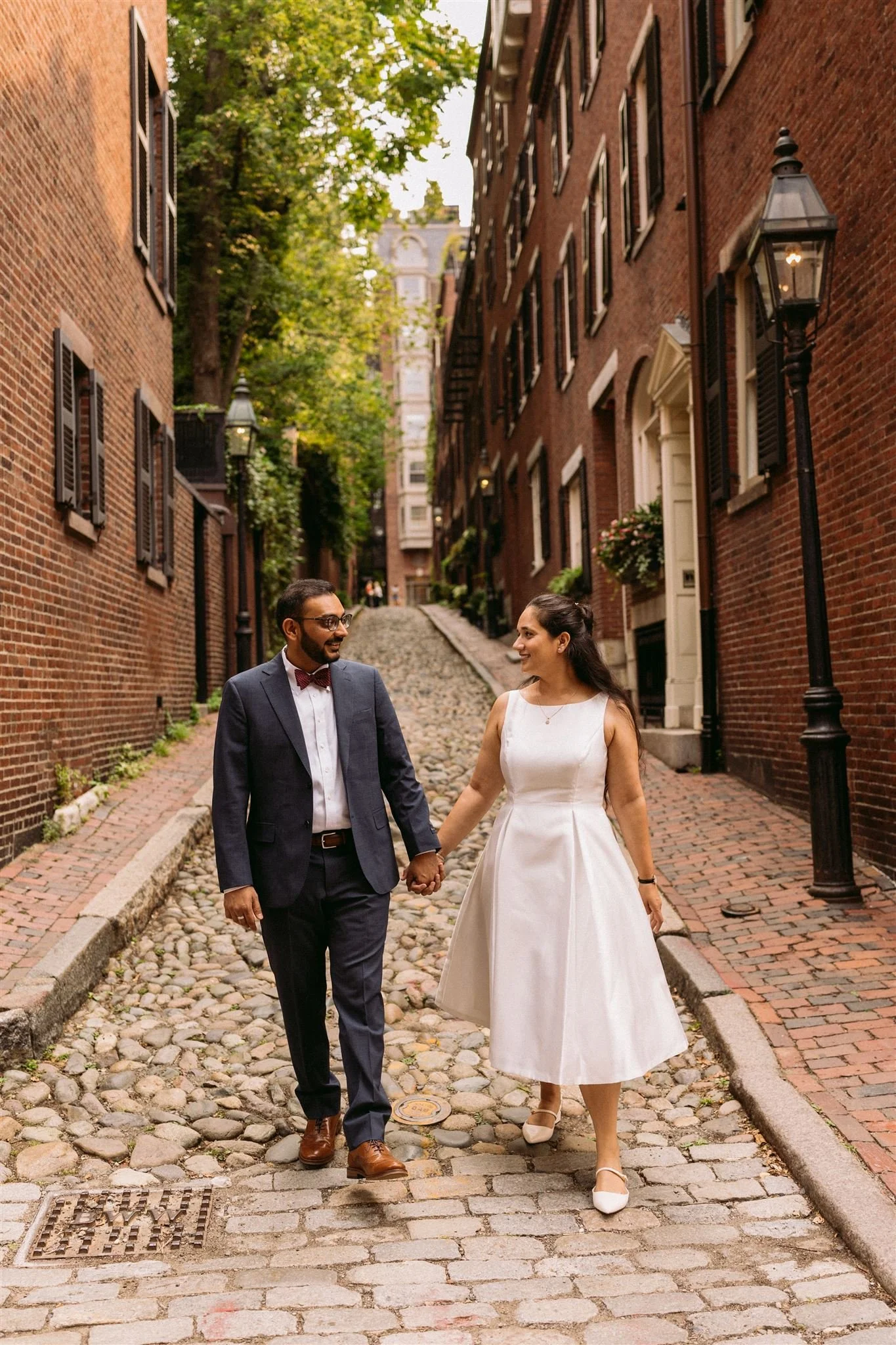 Beacon Hill engagement photographer Boston Sister City Photography