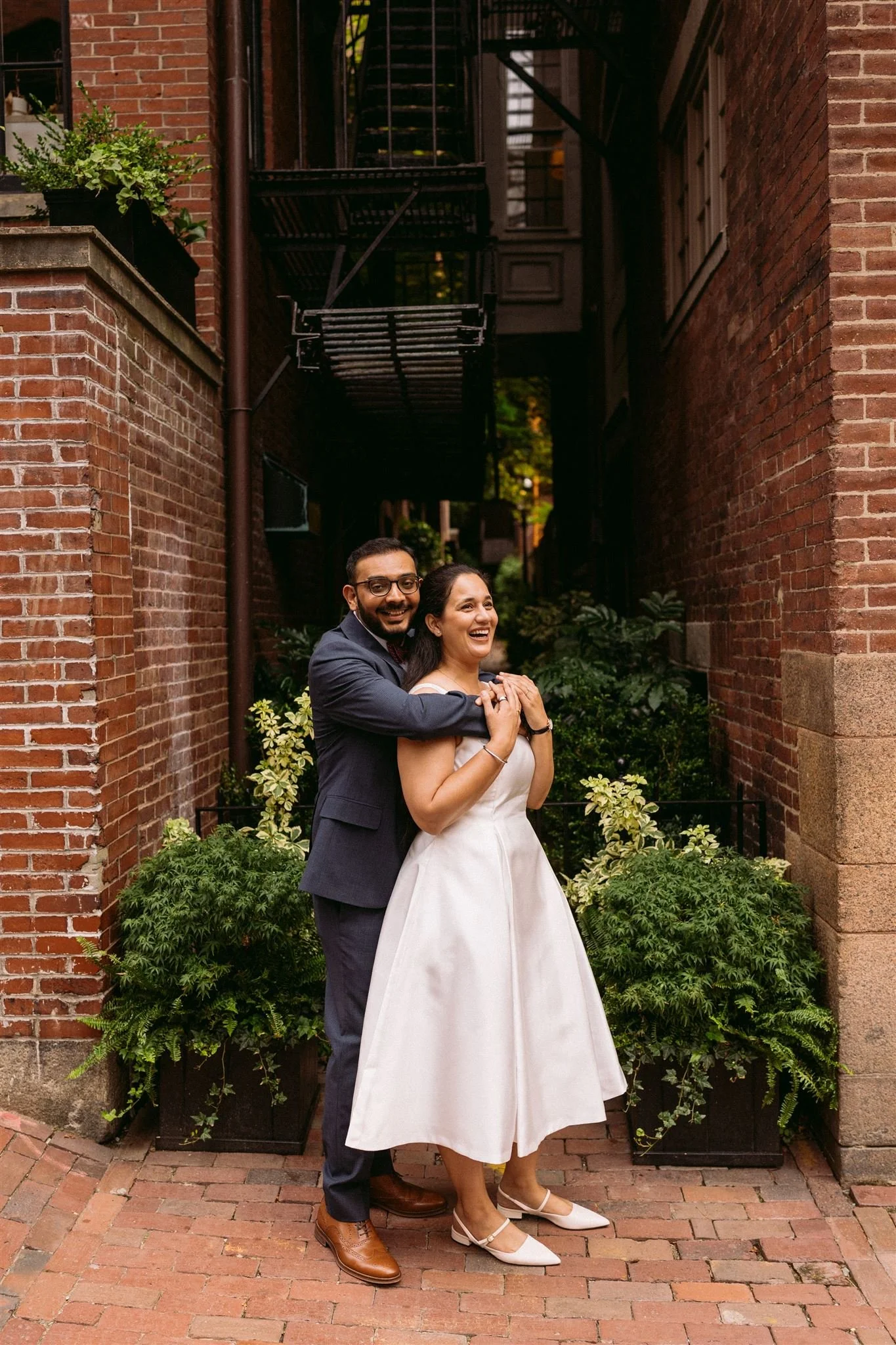 Beacon Hill engagement photographer Boston Sister City Photography