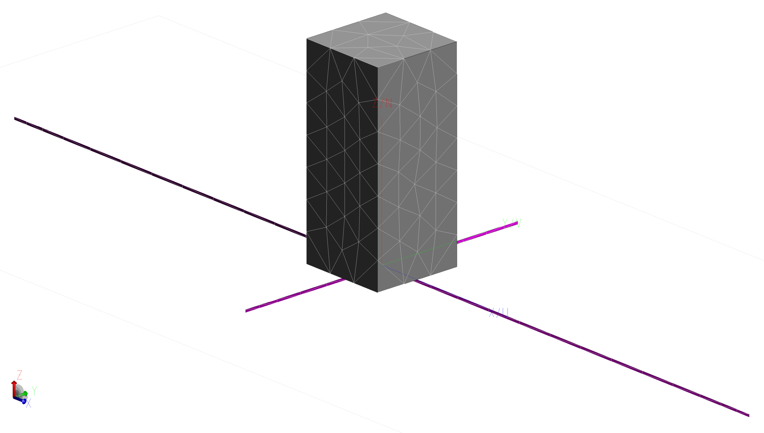 3D NEUDOSE CubeSat model for radiation pattern simulations
