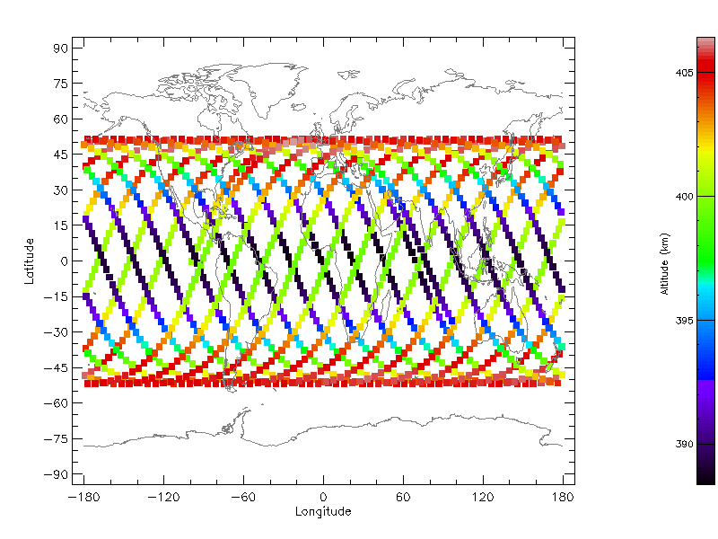 Checkout the map our&nbsp;team created&nbsp;of where&nbsp;our satellite is above the ground as it orbits earth. You can see the&nbsp;changes in altitude above earth by the differences in colour. This map is important so we know when and how many tim…