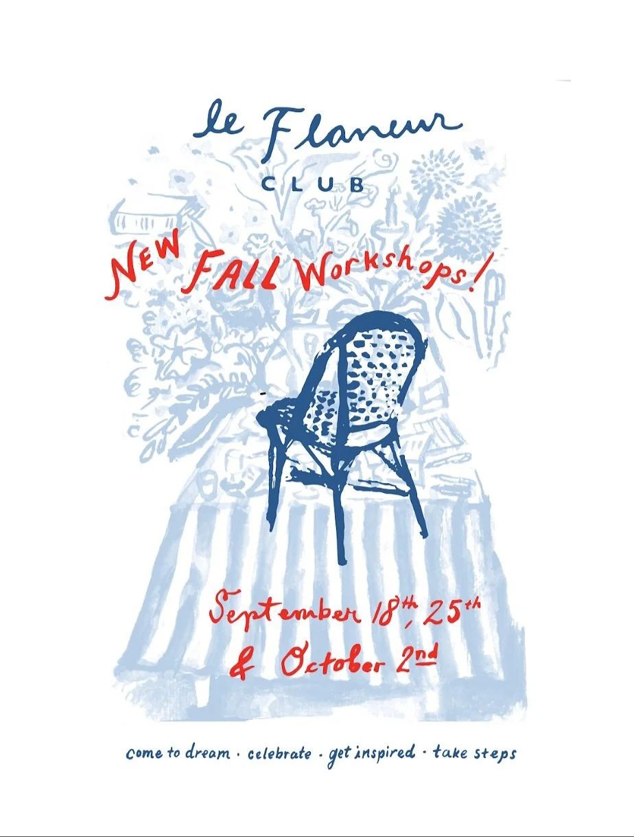 Tickets are available for our September workshop series: September 18th, 25th &amp; October 2nd. 
If you&rsquo;re interested in exploring your creative side, connecting with like-minded people, and finding inspiration, this is the perfect club for yo