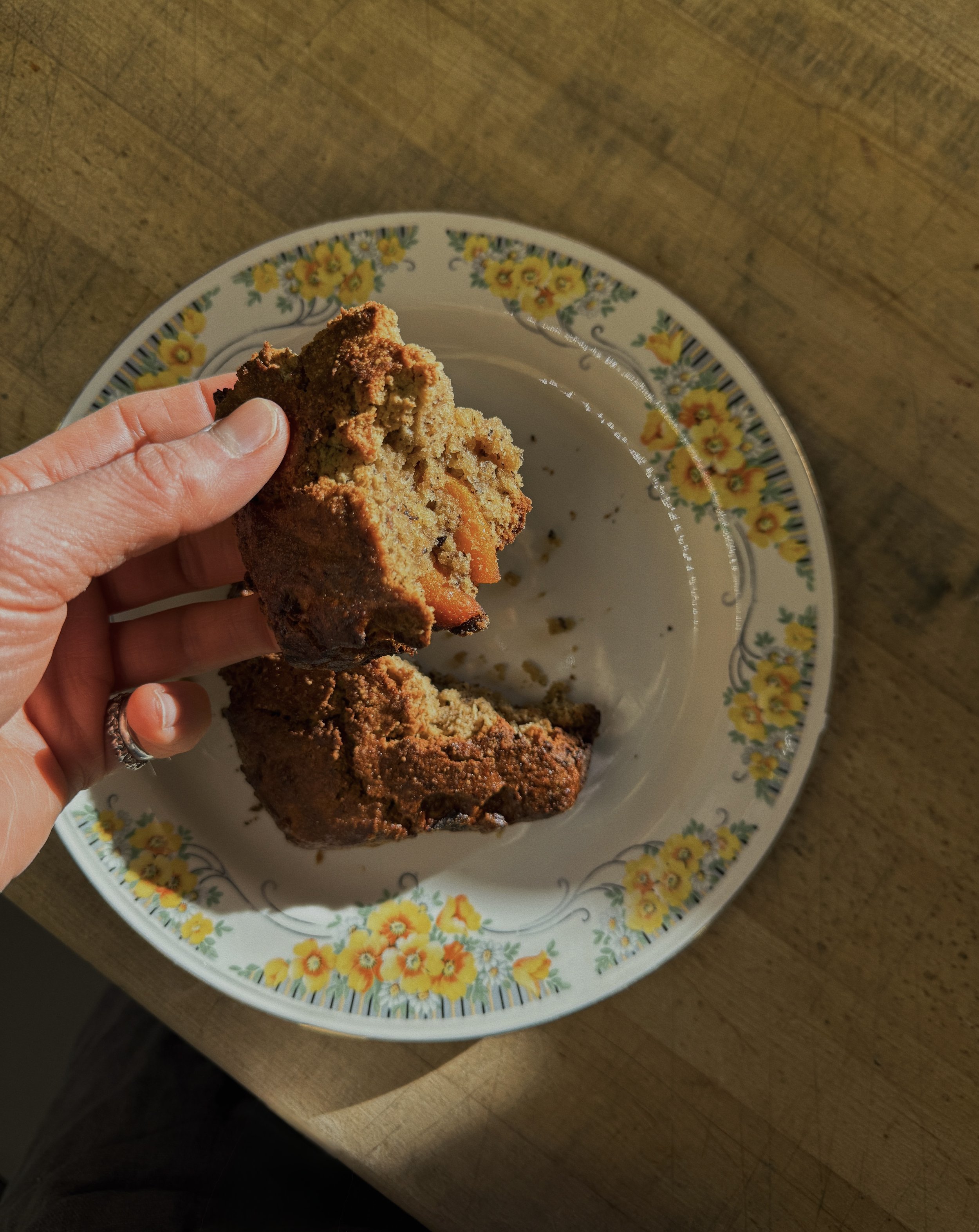 Caramelized Kumquat & Buckwheat Scone