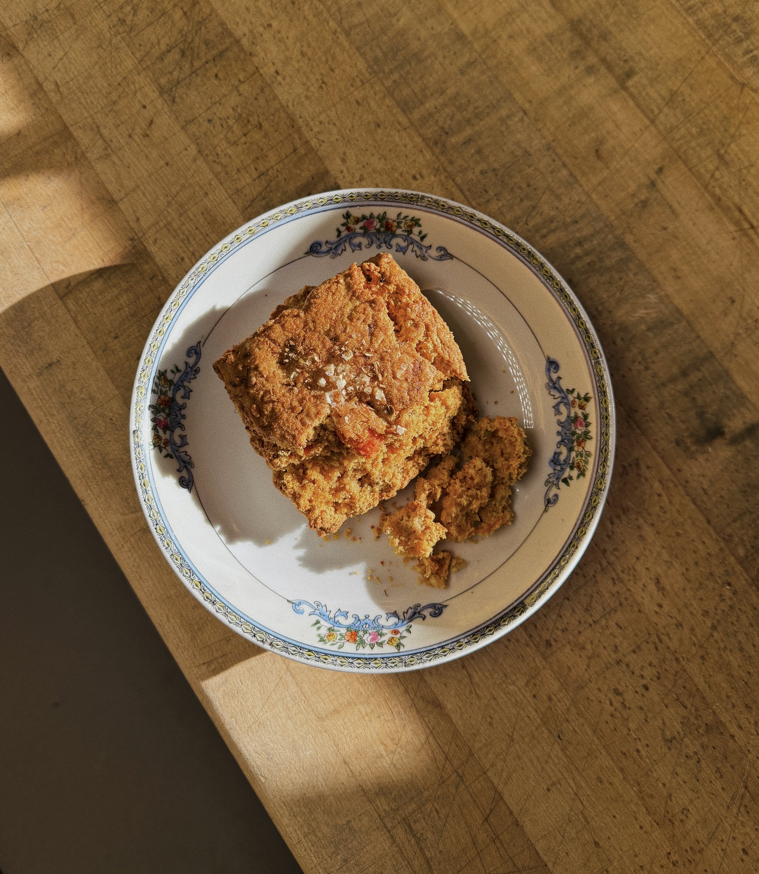 Harissa Carrot & Leek Savory Scone