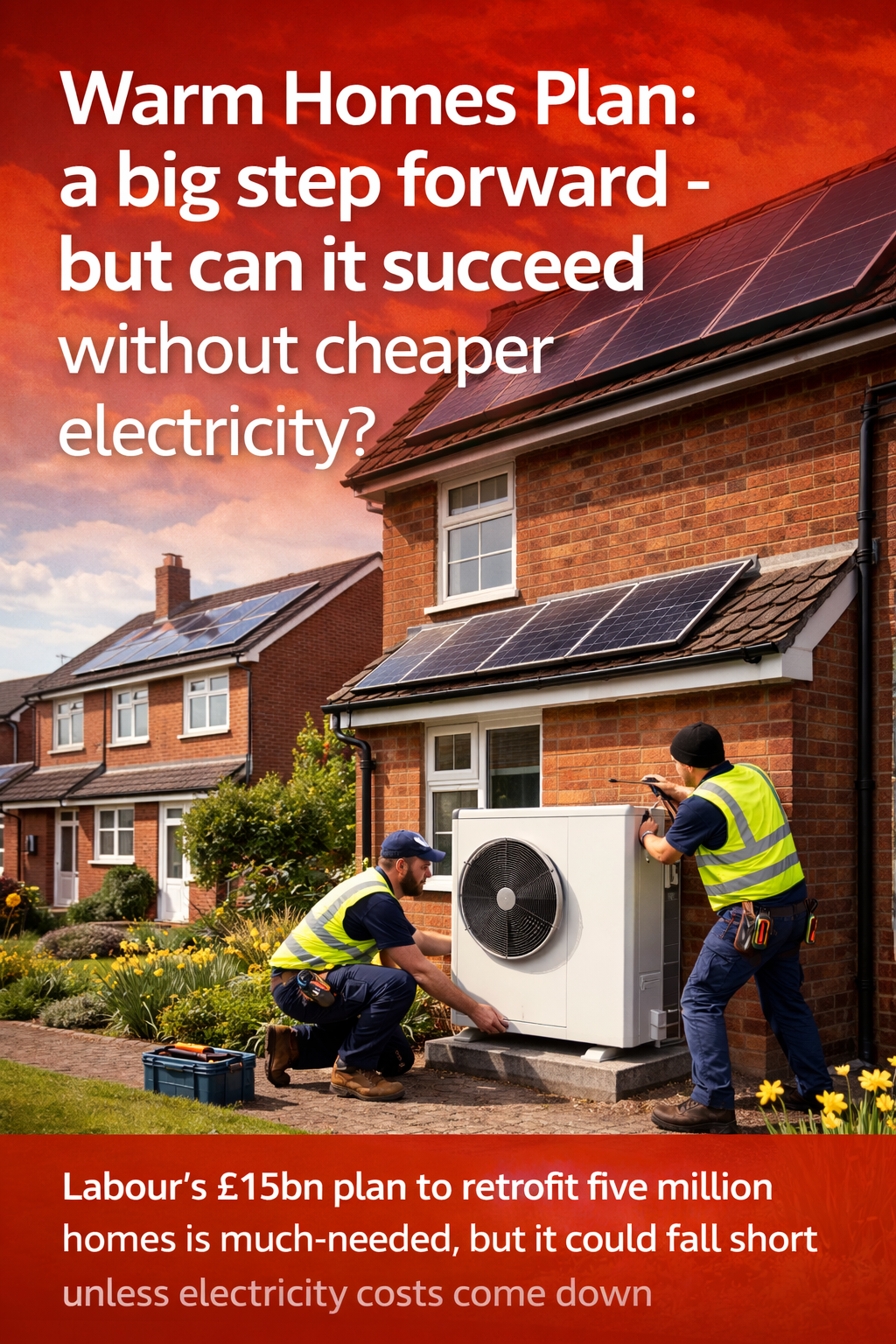 Warm Homes Plan: a big step forward - but can it succeed without cheaper electricity?