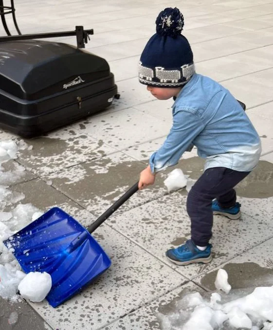 Snow shoveling!