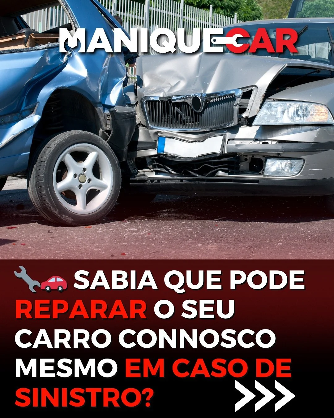 🔧🚗 Sabia que pode reparar o seu carro connosco mesmo em caso de sinistro?
 Na Maniquecar trabalhamos com v&aacute;rias seguradoras, garantindo um processo r&aacute;pido, transparente e de confian&ccedil;a.
📋 Trabalhamos diretamente com:
 ✔️ Allian