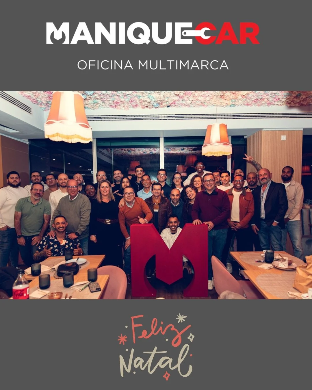 🎄✨ Na Maniquecar somos uma pequena grande fam&iacute;lia.

Mais de 40 pessoas que, todos os dias, d&atilde;o o melhor de si para elevar o nome da Maniquecar, com profissionalismo, dedica&ccedil;&atilde;o e esp&iacute;rito de equipa.

O nosso jantar 