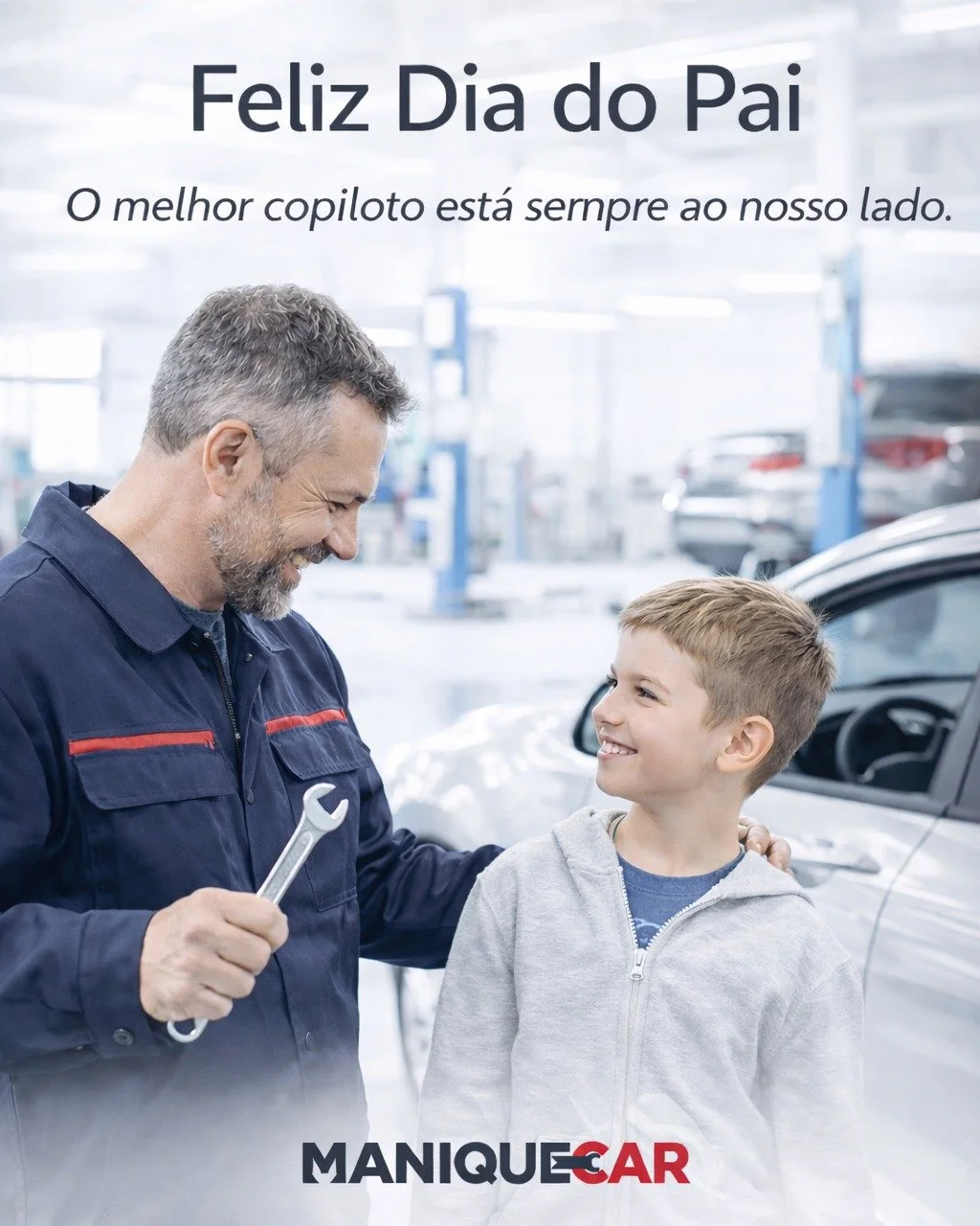 Feliz Dia do Pai

Aos pais que nos ensinam, que nos acompanham e que est&atilde;o sempre ao nosso lado em cada caminho.

Hoje celebramos todos os pais &mdash; verdadeiros copilotos na estrada da vida.

A todos os pais, desejamos um Feliz Dia do Pai. 