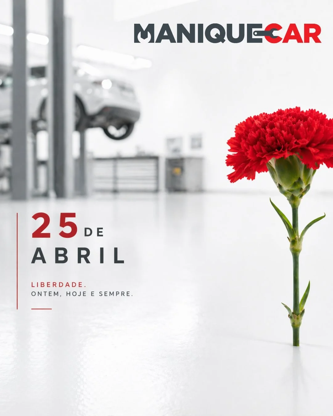 🌹 25 de Abril

Celebramos a liberdade que nos une e o caminho que continuamos a construir todos os dias.

Porque a liberdade tamb&eacute;m se vive na confian&ccedil;a, na seguran&ccedil;a e na tranquilidade de cada viagem.

Liberdade, Ontem, Hoje e 