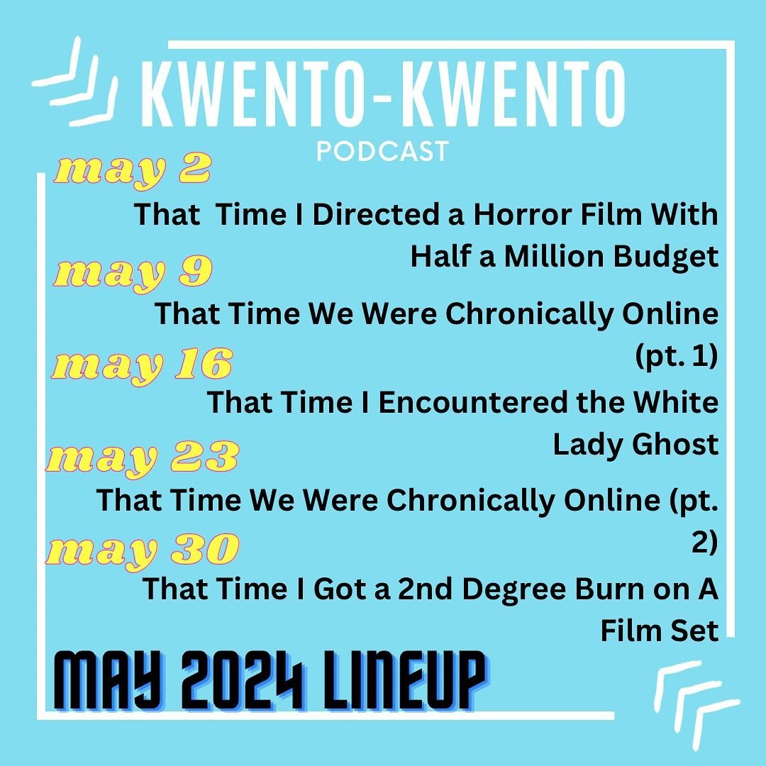 Our May line-up is here! (A 5-week month, let&rsquo;s goooo 🔥) Which episode are you most looking forward to ?