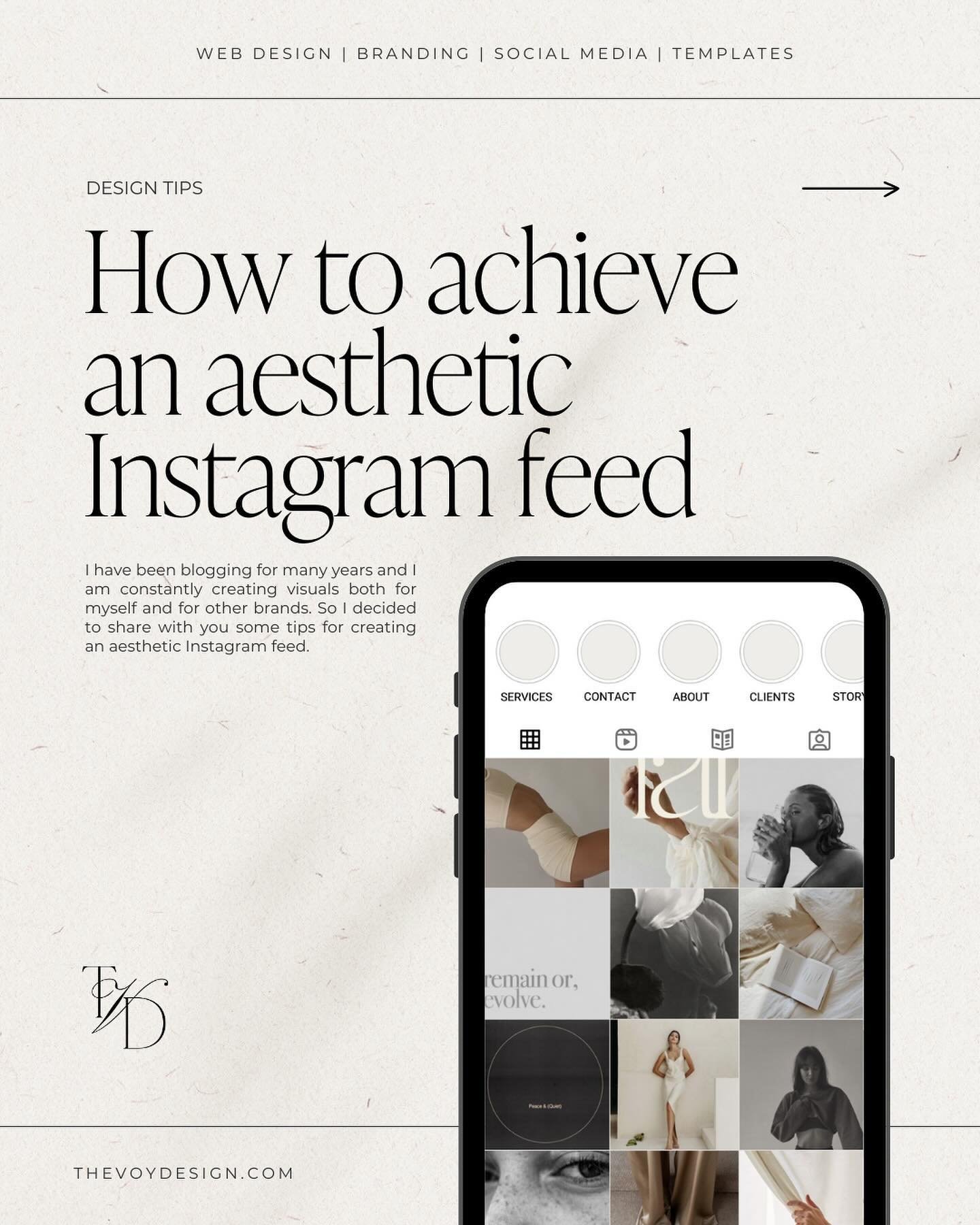 Why do you need to have a beautiful Instagram feed? You don&rsquo;t &ldquo;need&rdquo; it! But, a beautiful and meaningful feed can help you to share your vision with the right audience, create a community and increase credibility. 

An aesthetic Ins