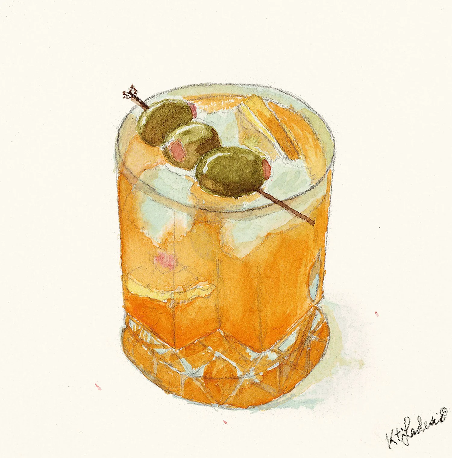 Old Fashioned- Olives