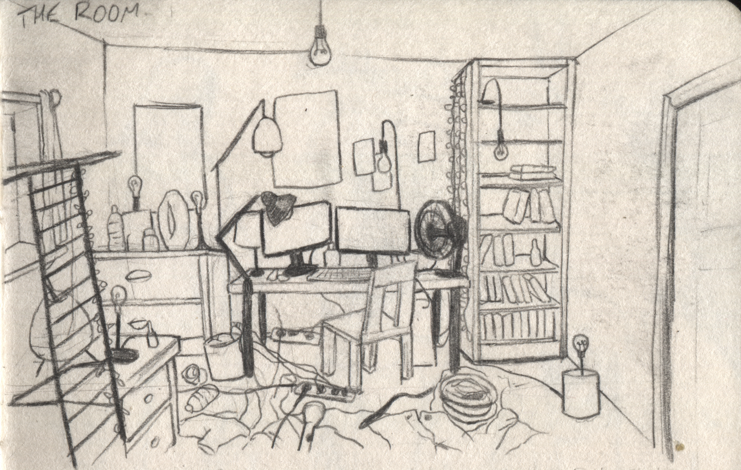 Quinn's room sketch