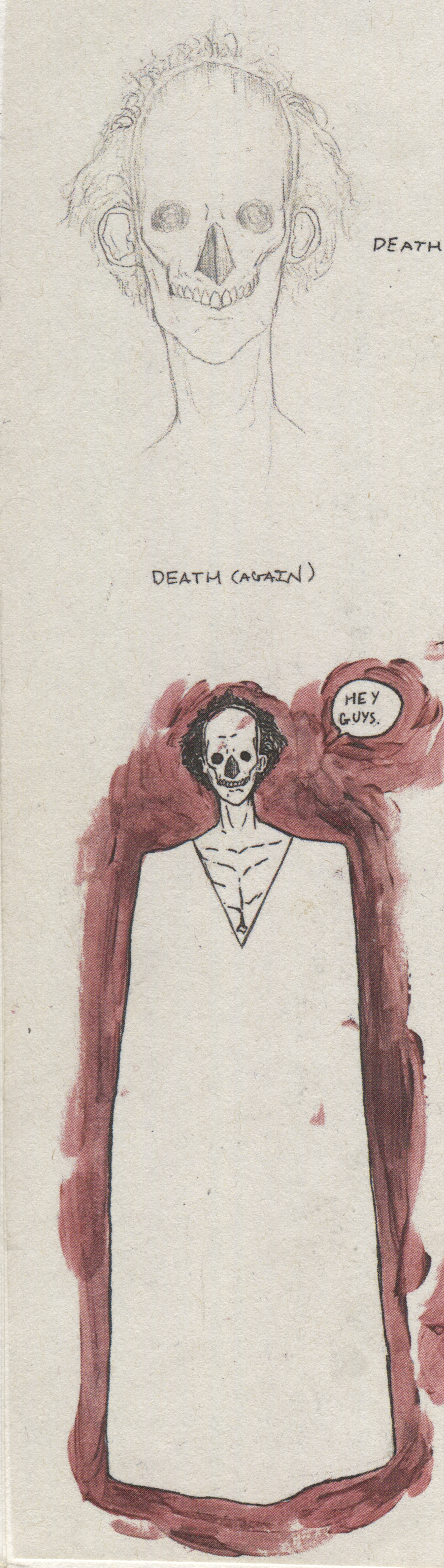 Death development sketch