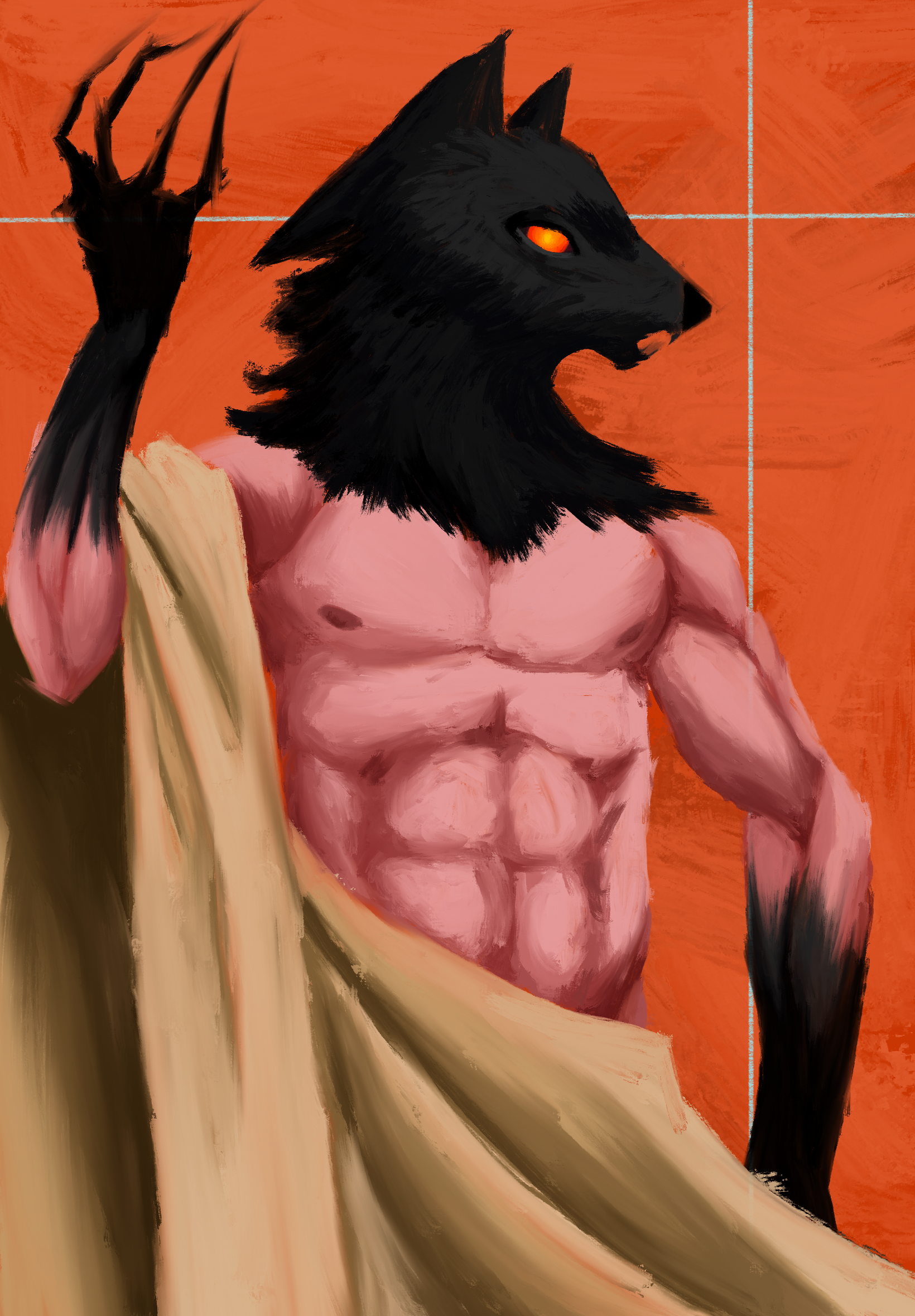 King Lycaon for 'Of the Night project, digital, 2026