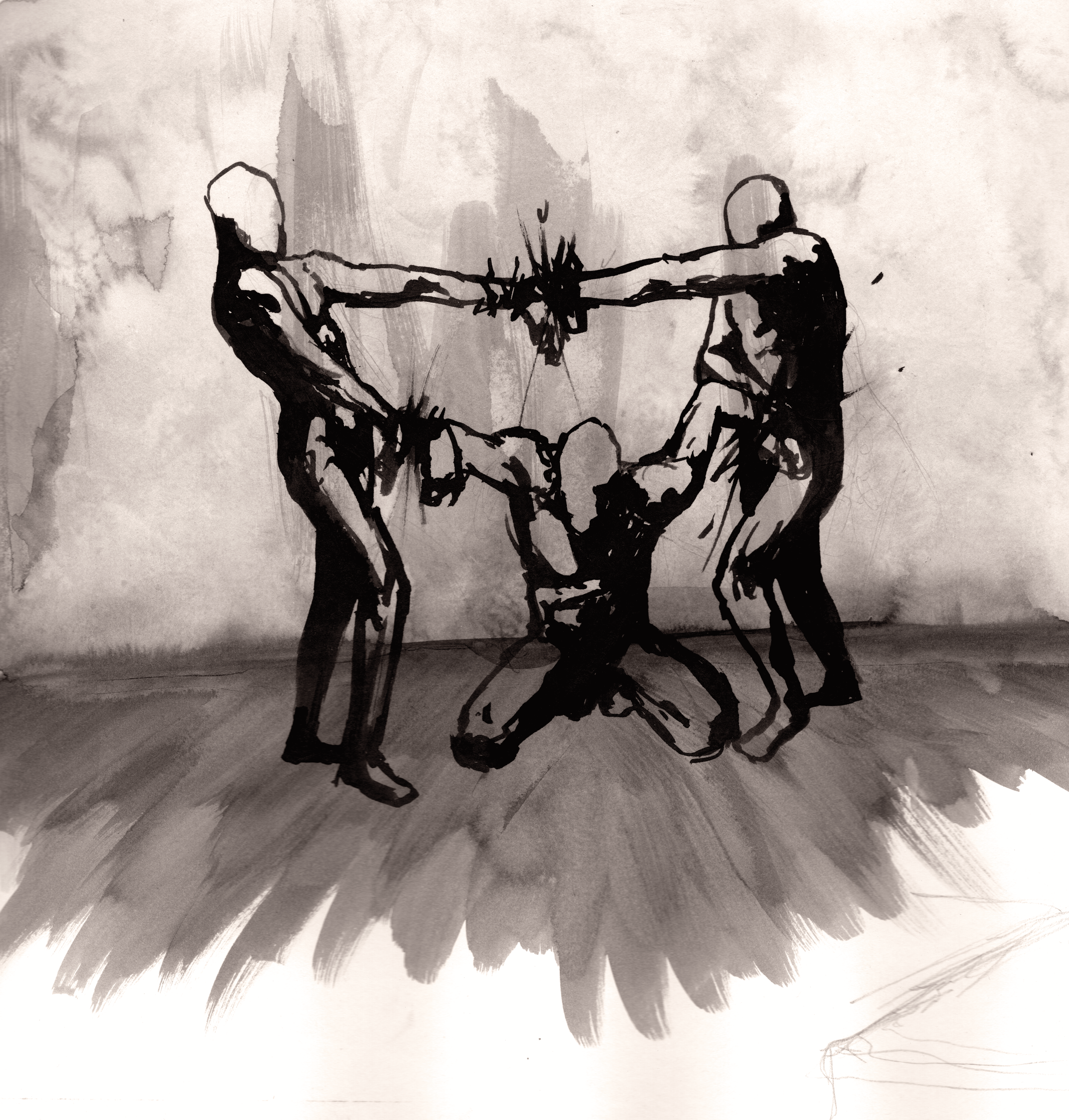 Ink on paper, 2024