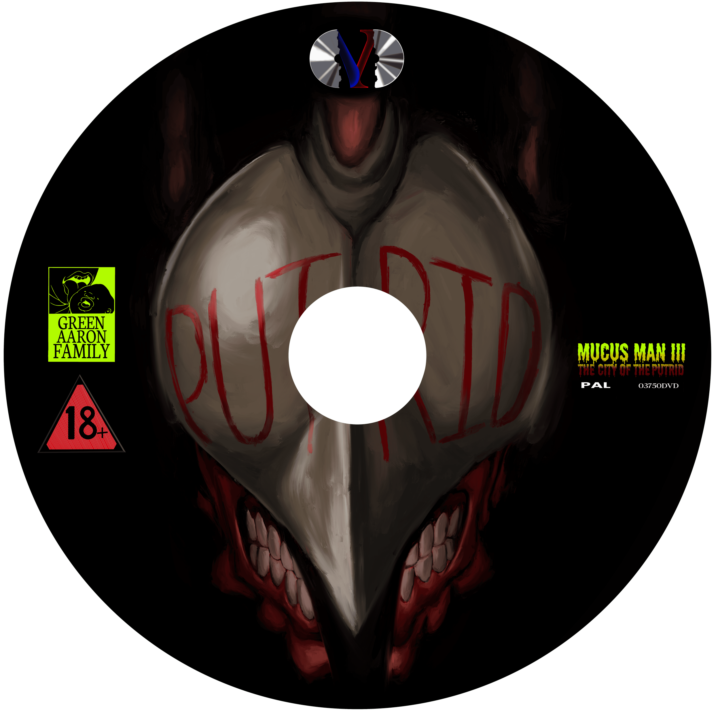 Mucus Man III: City of the Putrid DVD sticker