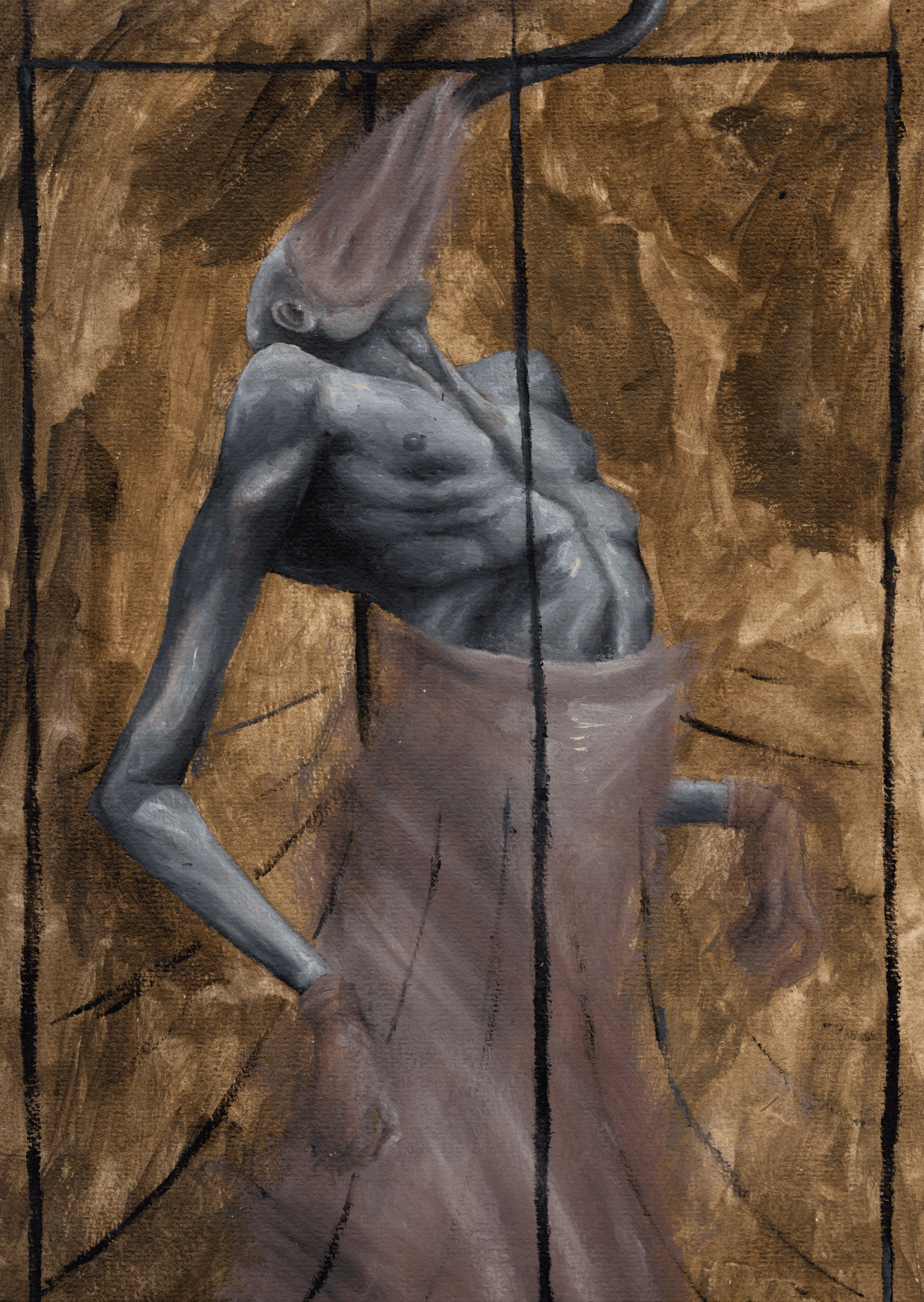 Oil on canvas paper, 2023