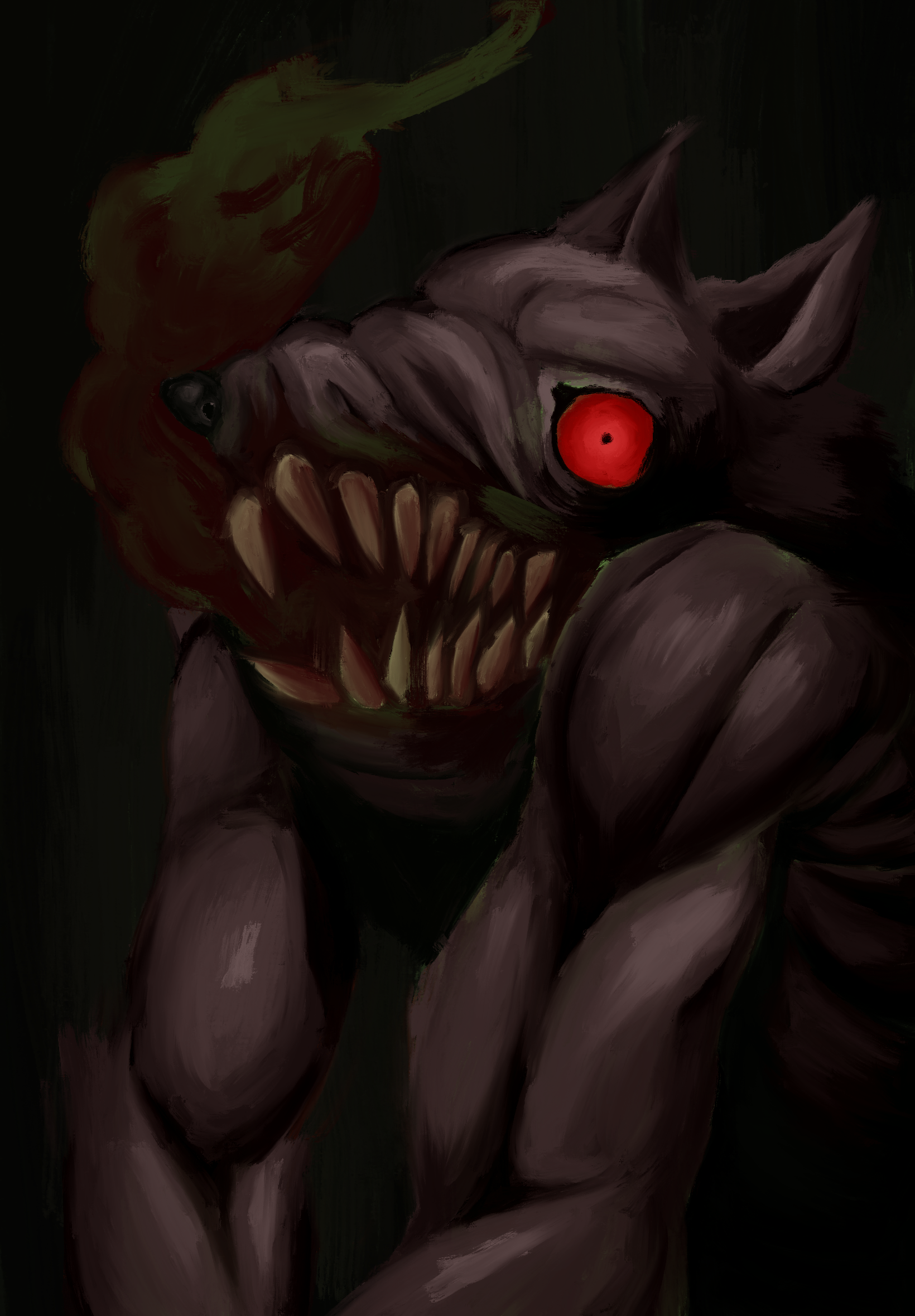 Old Stinker for 'Of the Night' project, digital, 2026
