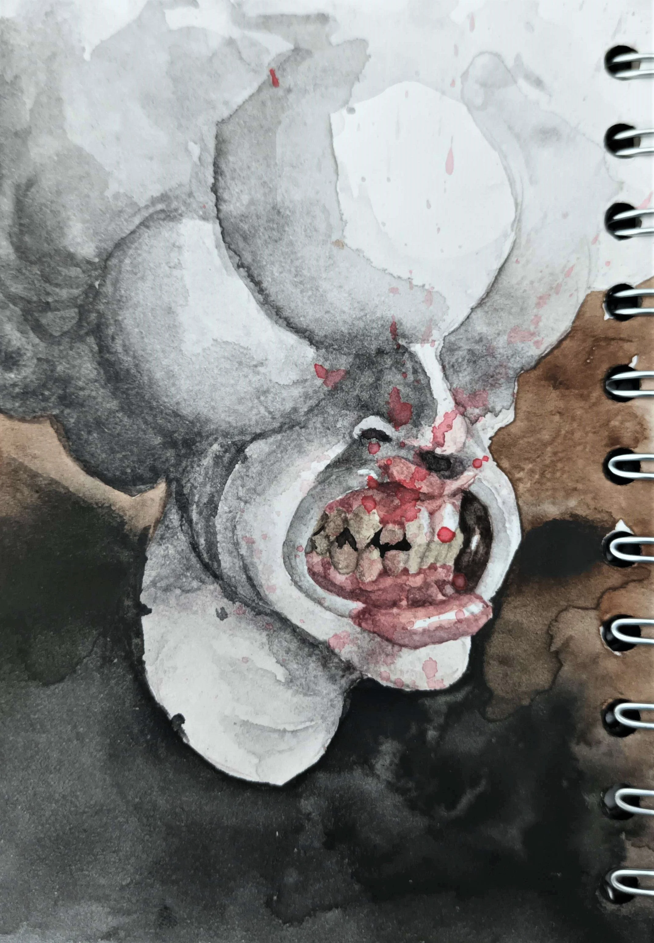 Watercolour on sketchbook paper, 2023