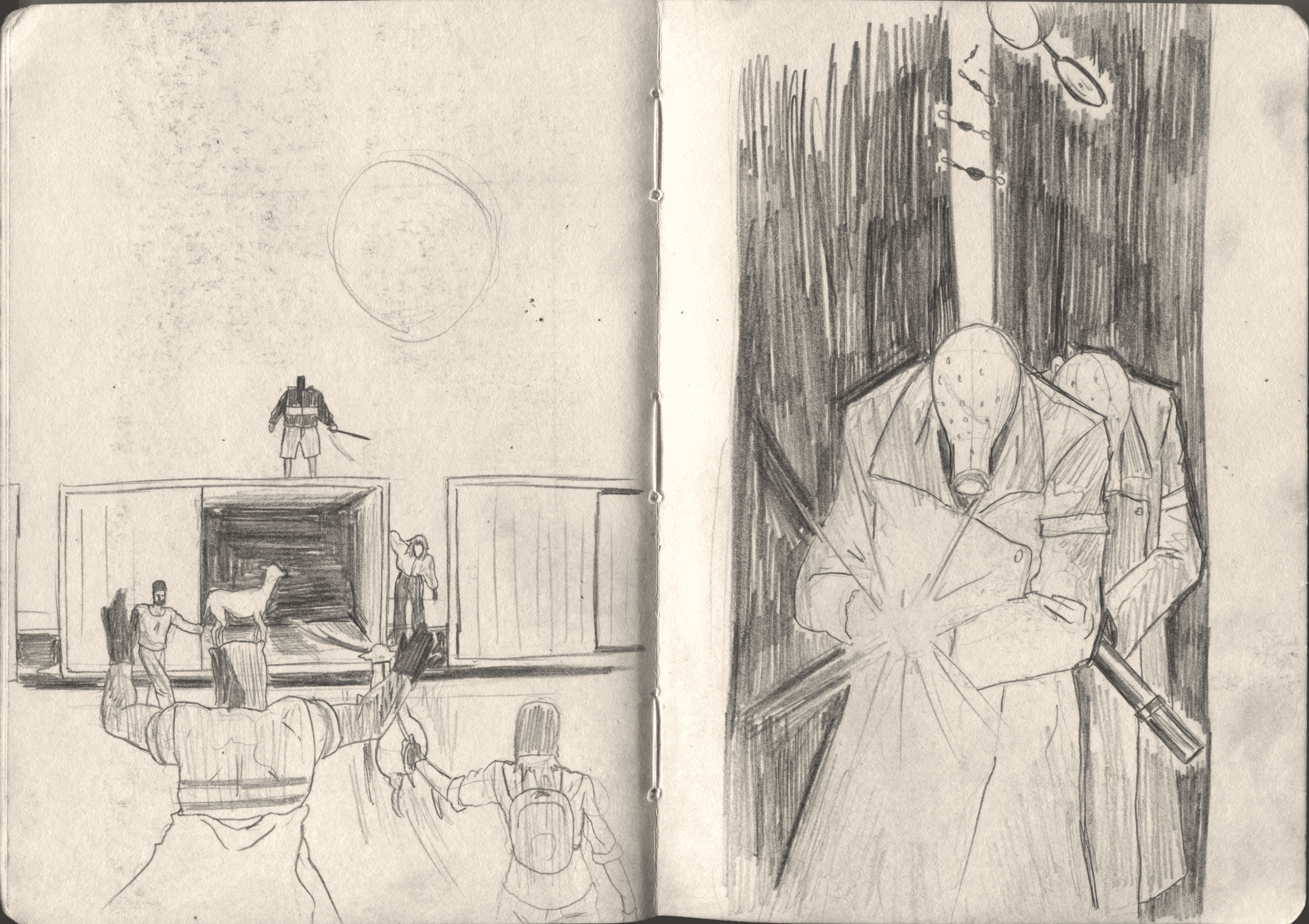 Escape interrupted sketch