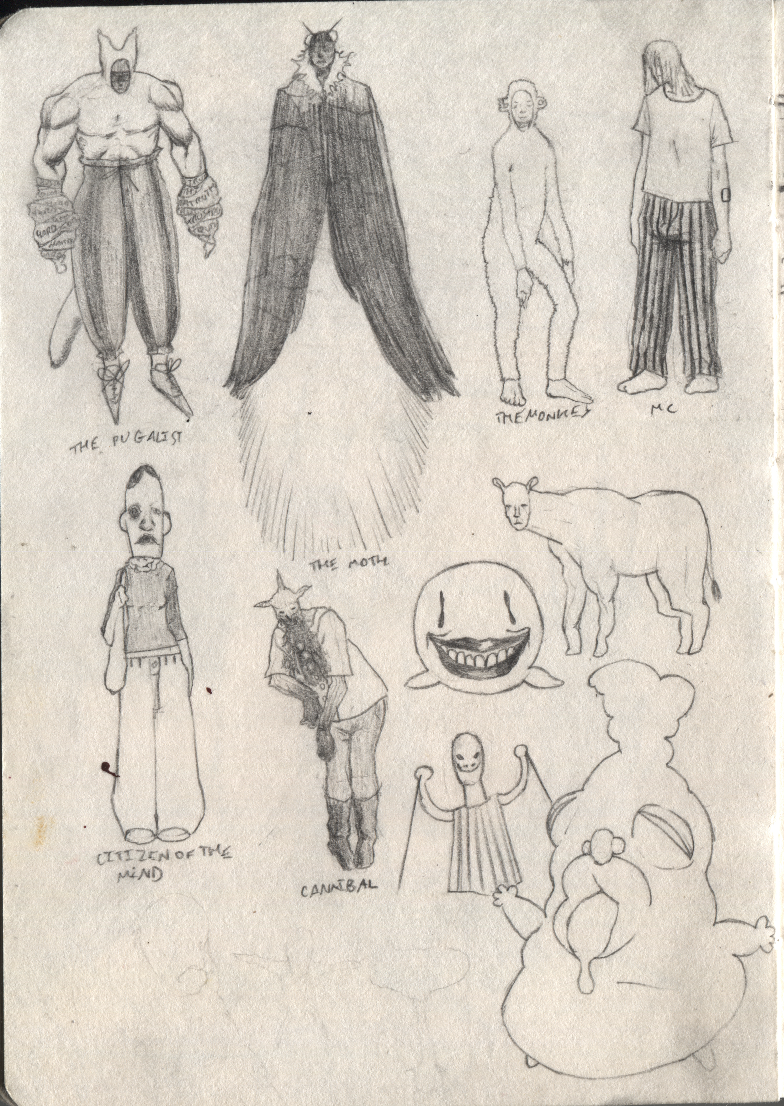 Developed Sketches