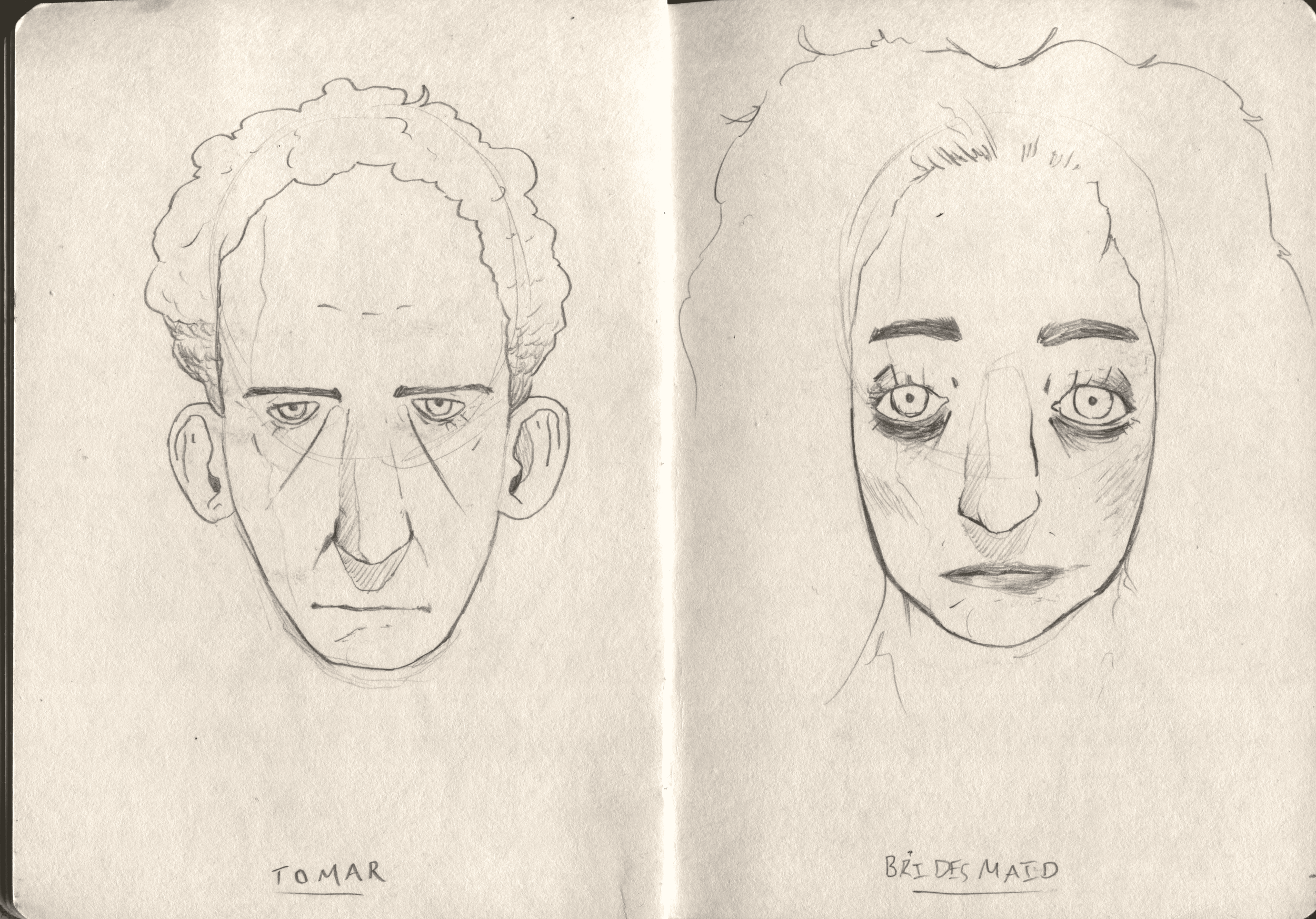 Make-up reference for Tomar and the Bridesmaid