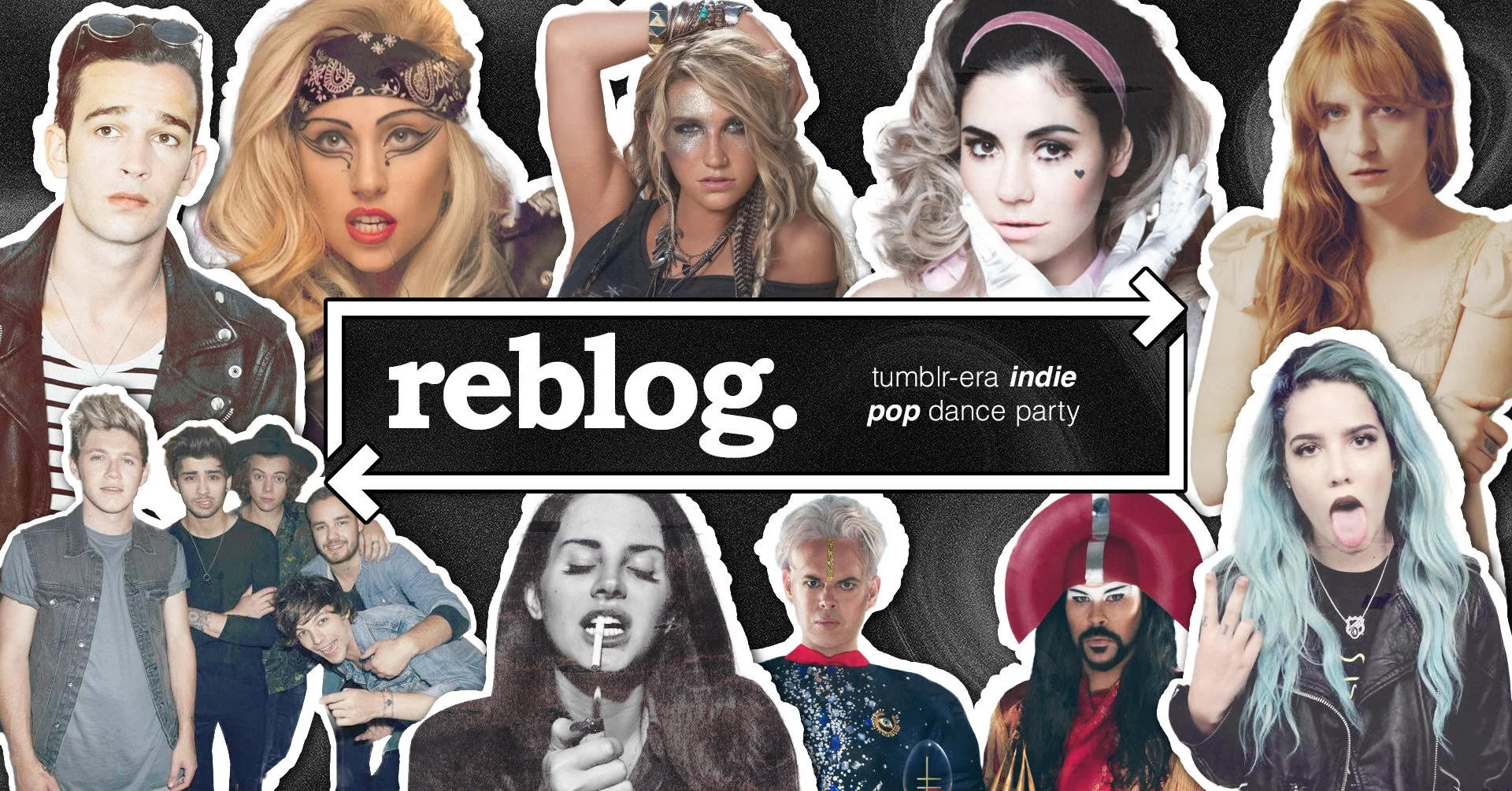 reblog. - tumblr-era indie pop dance party