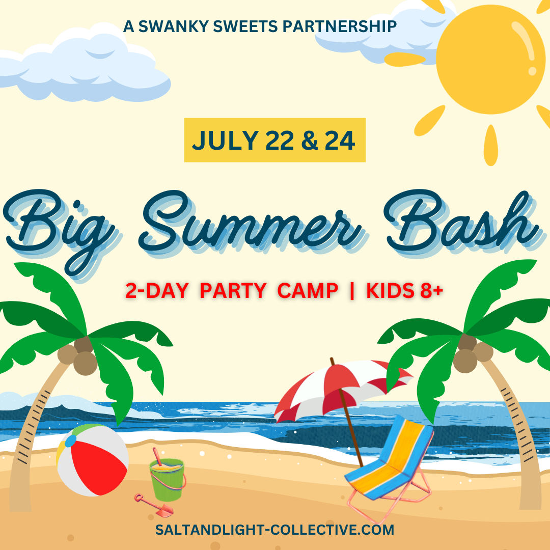 Big Summer Bash Party Planning Camp | Kids 8+ | July 22 &amp; 24 (session 2 of 2)