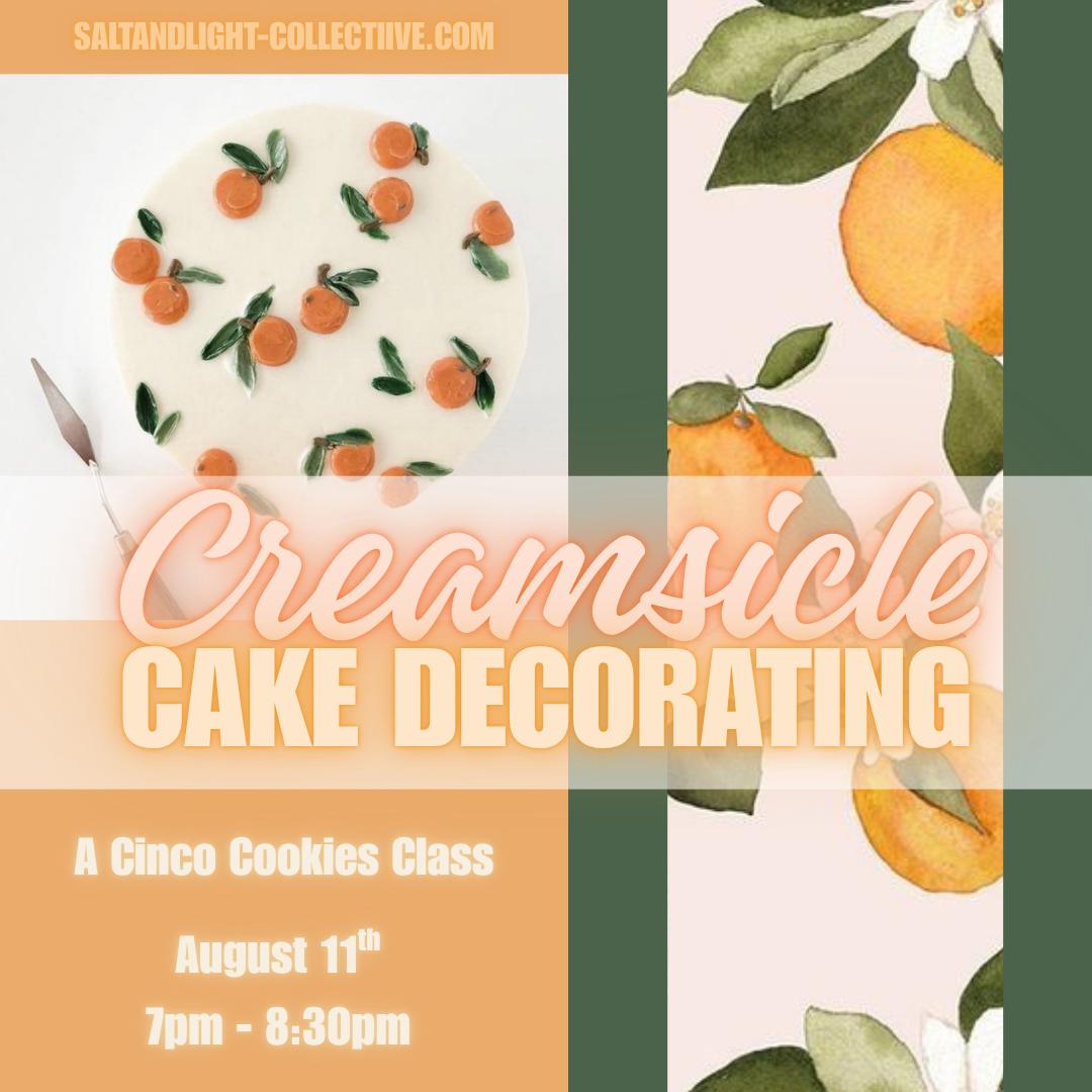 Creamsicle Cake Decorating Class | Teens & Adults | August 11