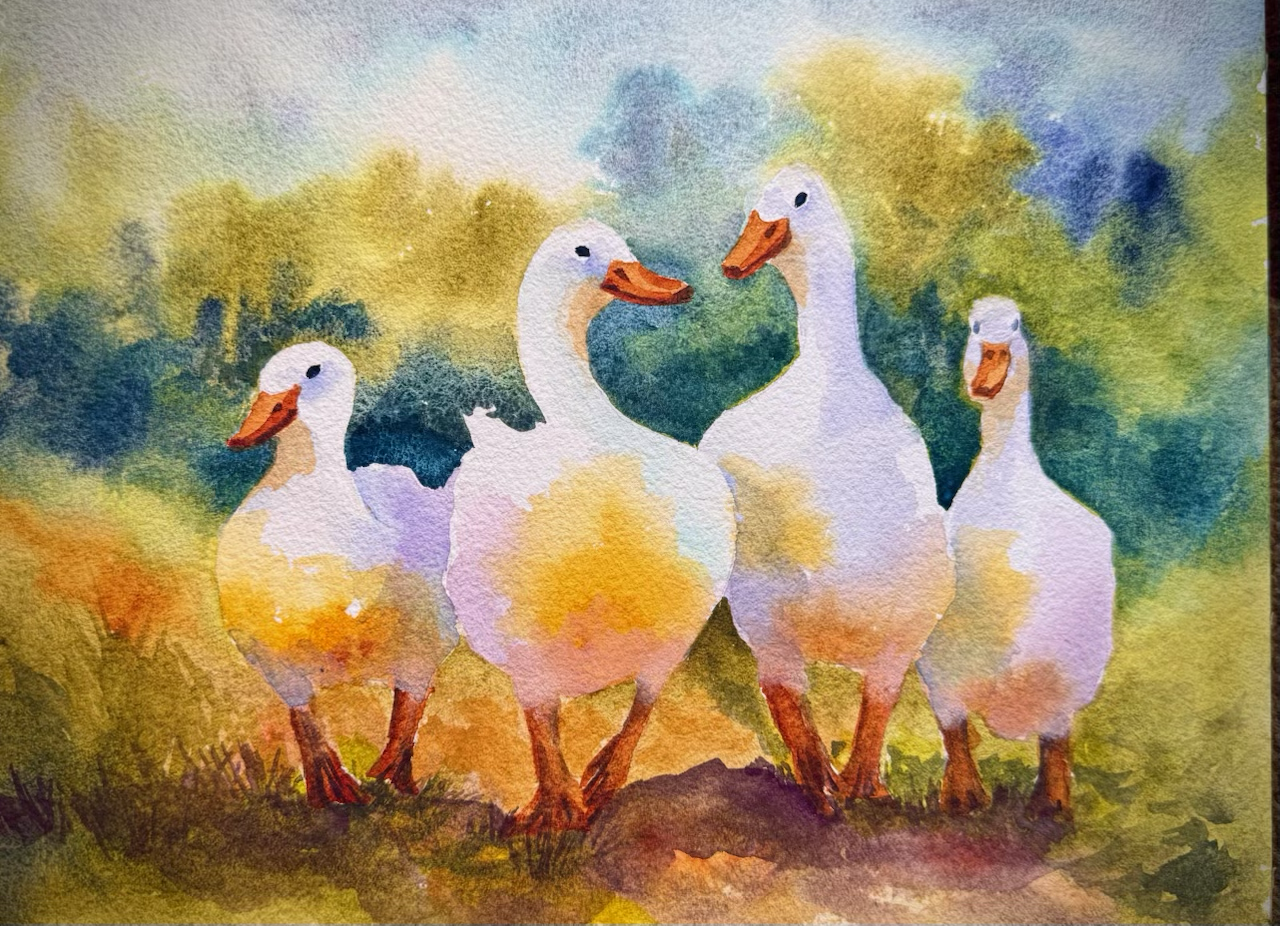 Canvas and Color: Watercolor Reimagined with Evie Grasse