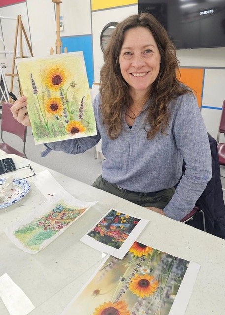 Watercolor on Masa Paper: Batik-Inspired Textures with Cindy Sarkady