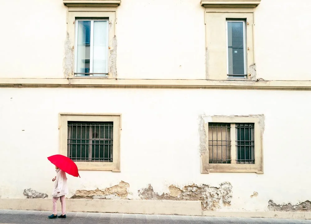 Florence Italy    Red Umbrella.jpg