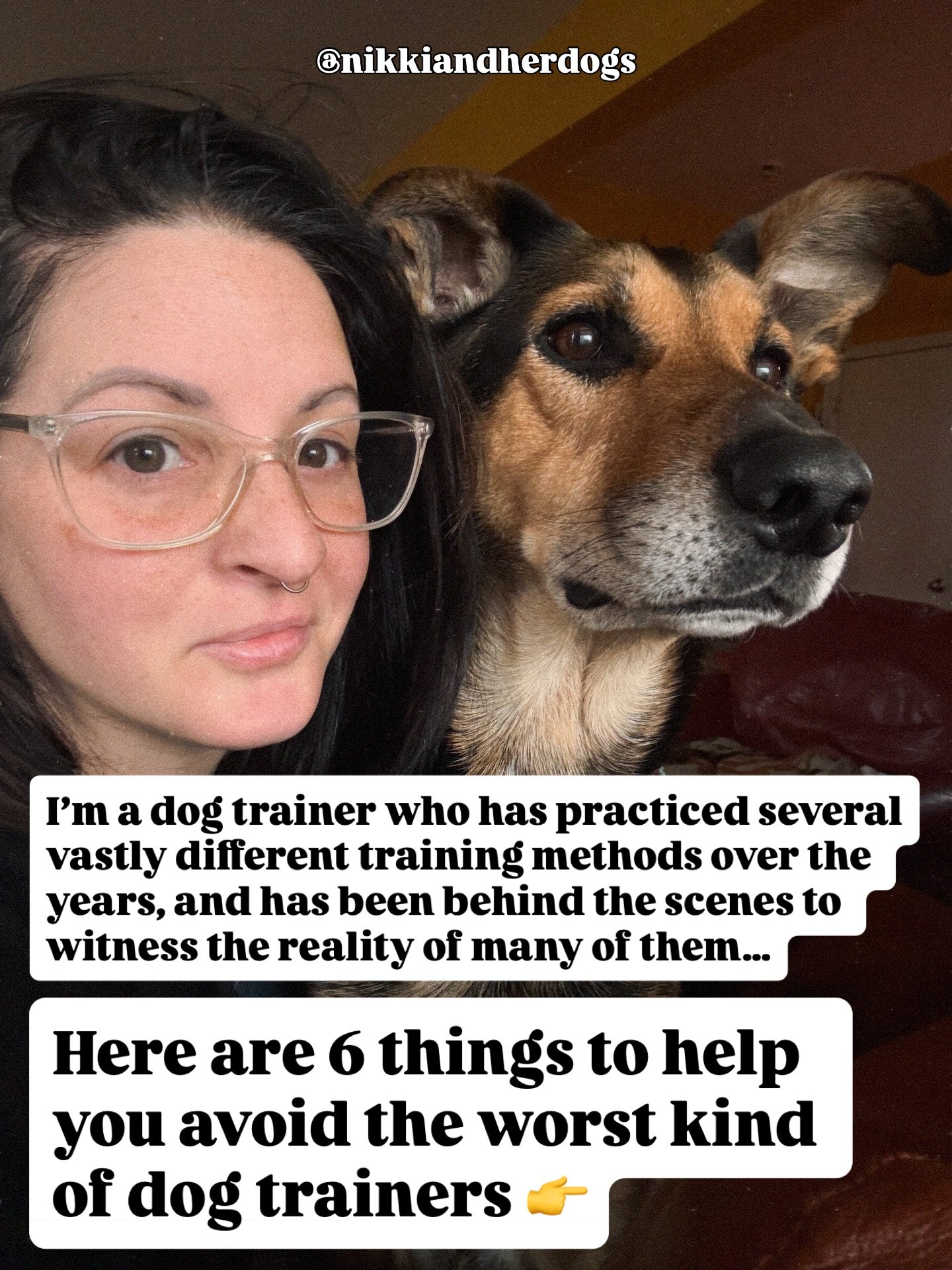 And here are 6 things that are true of the best trainers: 

1️⃣ A refusal to intentionally inflict pain, discomfort, fear, or intimidation in order to train your dog. This isn&rsquo;t &ldquo;humanizing&rdquo; the dog or prioritizing your comfort over