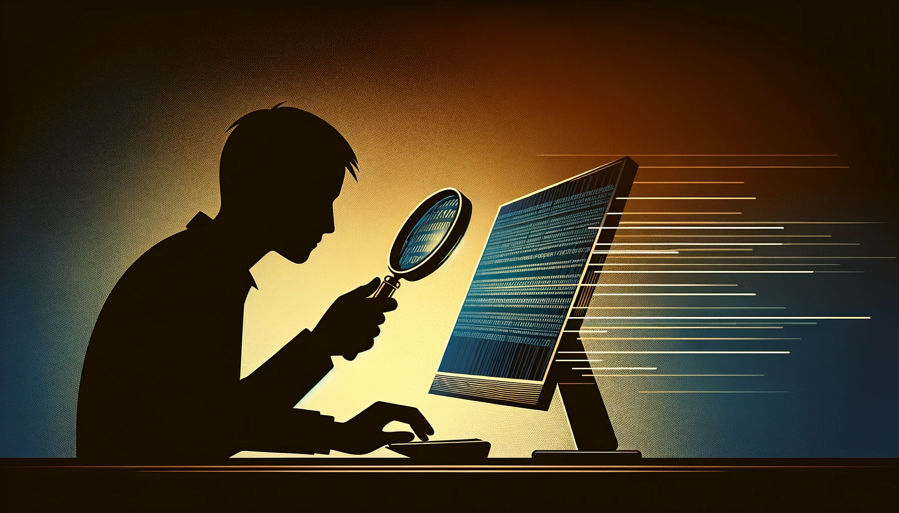 programer otkriva povećalom informacije u tekstualnim podacima